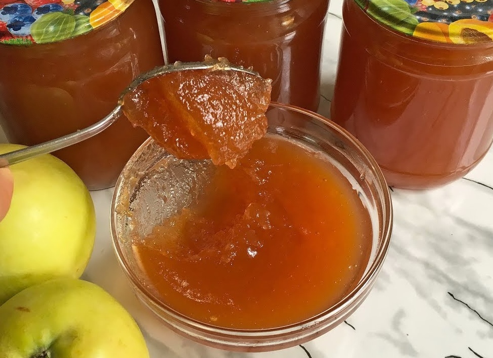 Густое яблочное повидло