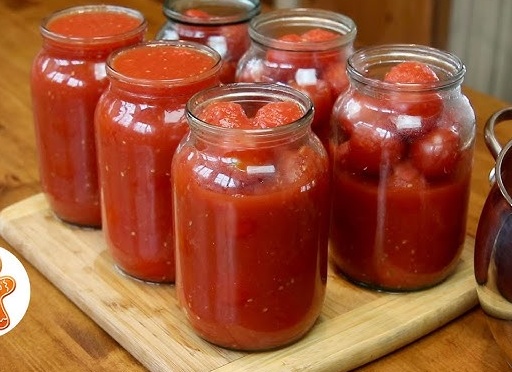 Помидоры в собственном соку на зиму