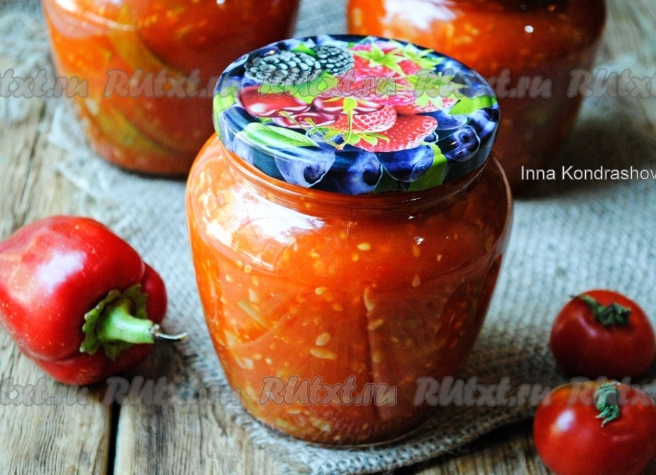 Закуска «Тещин язык» на зиму