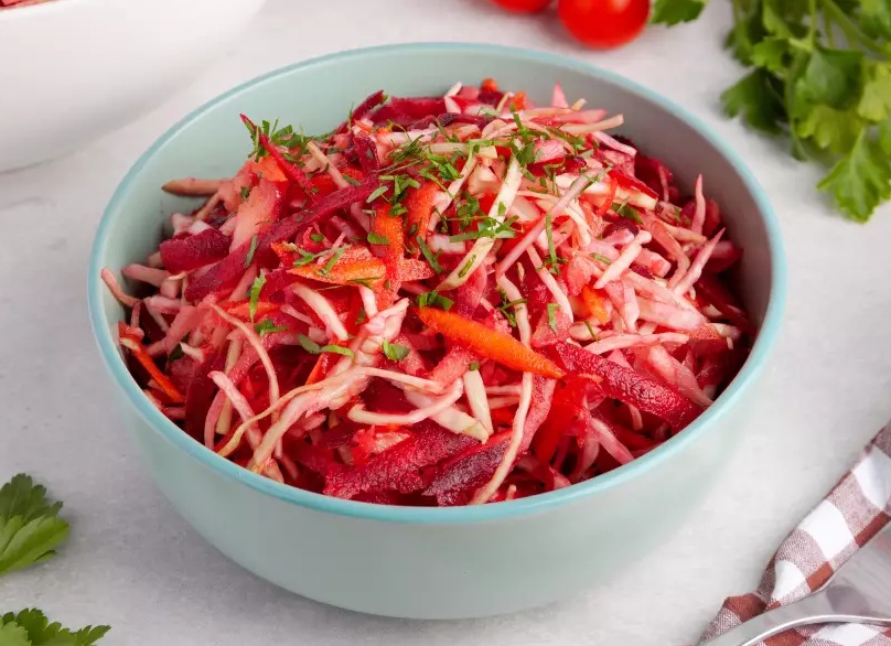 Салат «Зимняя метелка»