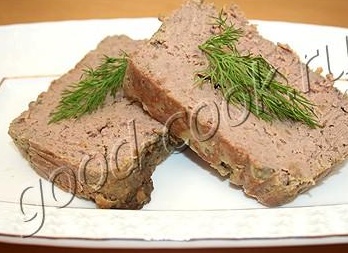 Пате из куриной печенки со свиной грудинкой