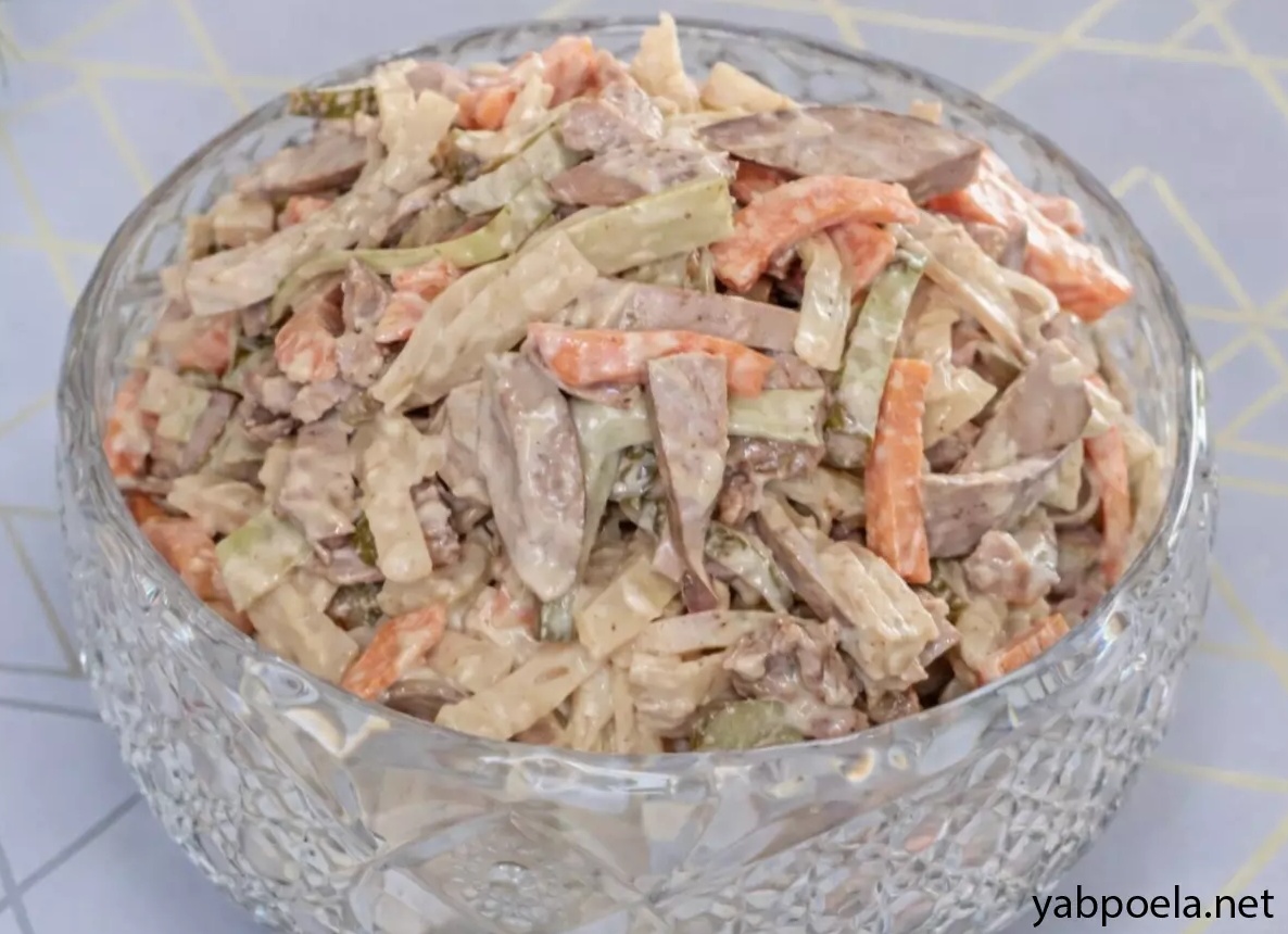 Гуляш из печенки курицы «Обжорка»