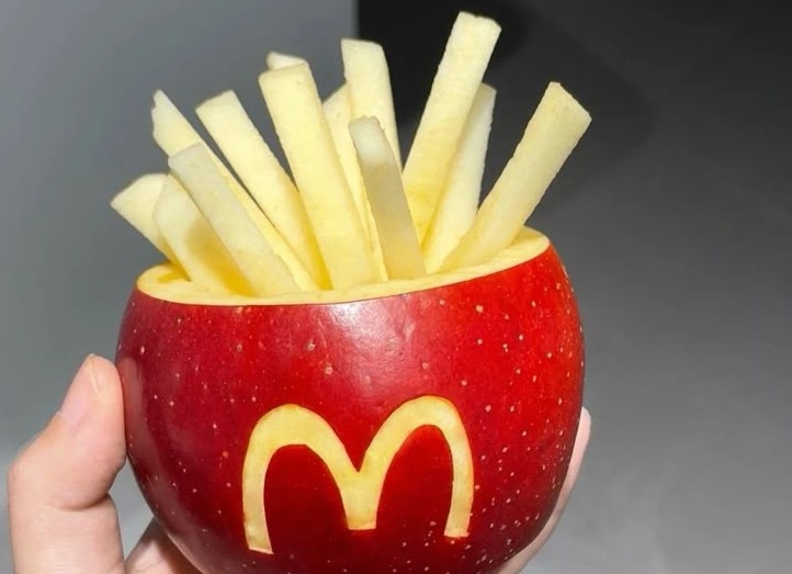 Фруктовый «картофель фри» для детей