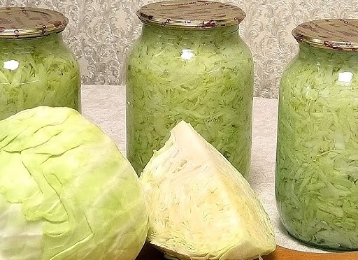 Капуста на зиму в банках с аспирином