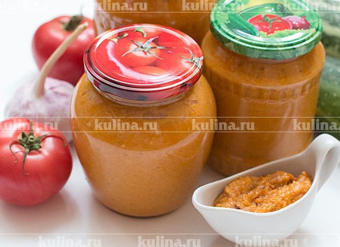 Кабачковая икра с МАЙОНЕЗОМ и томатной пастой