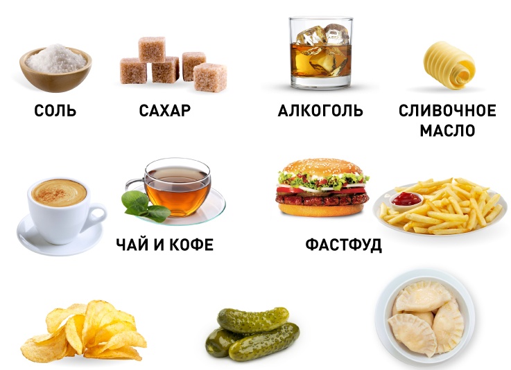 Продукты повышающие артериальное давление